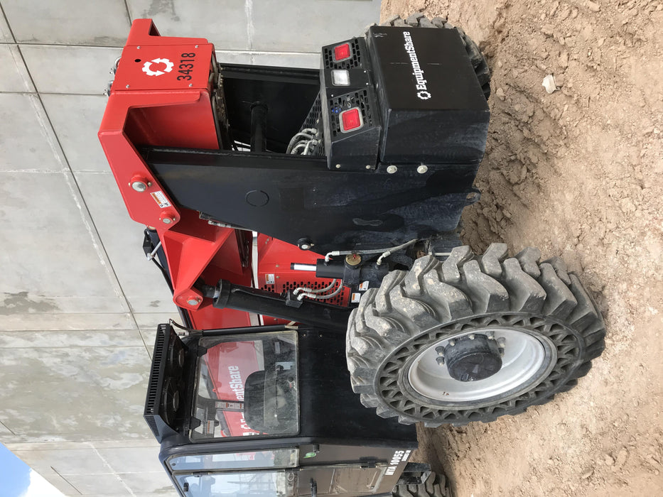 2019 Manitou MTA10055 Cab/Heat/Air, 120 HP, Solid Tires, Work Lights, Lift Hook, Auxiliary Hydraulics w/66" Carriage and 60" Forks