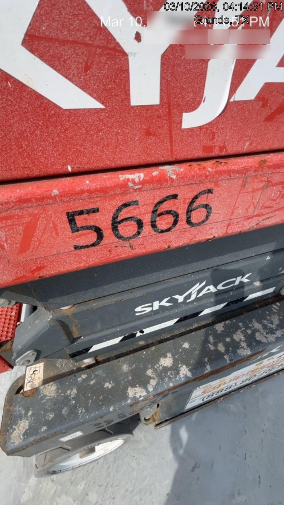 2017 Skyjack SJIII-3219 SJ3219, Trojan Battery Set, Extended Warranty 5yr/5k hr