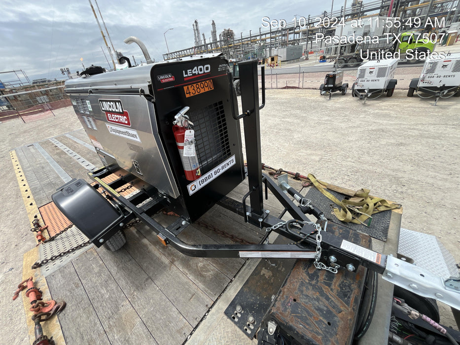 2024 Lincoln Electric LE400 Kubota V1505, Trlr, Cable Rack, Light Kit, ES Decals, T3