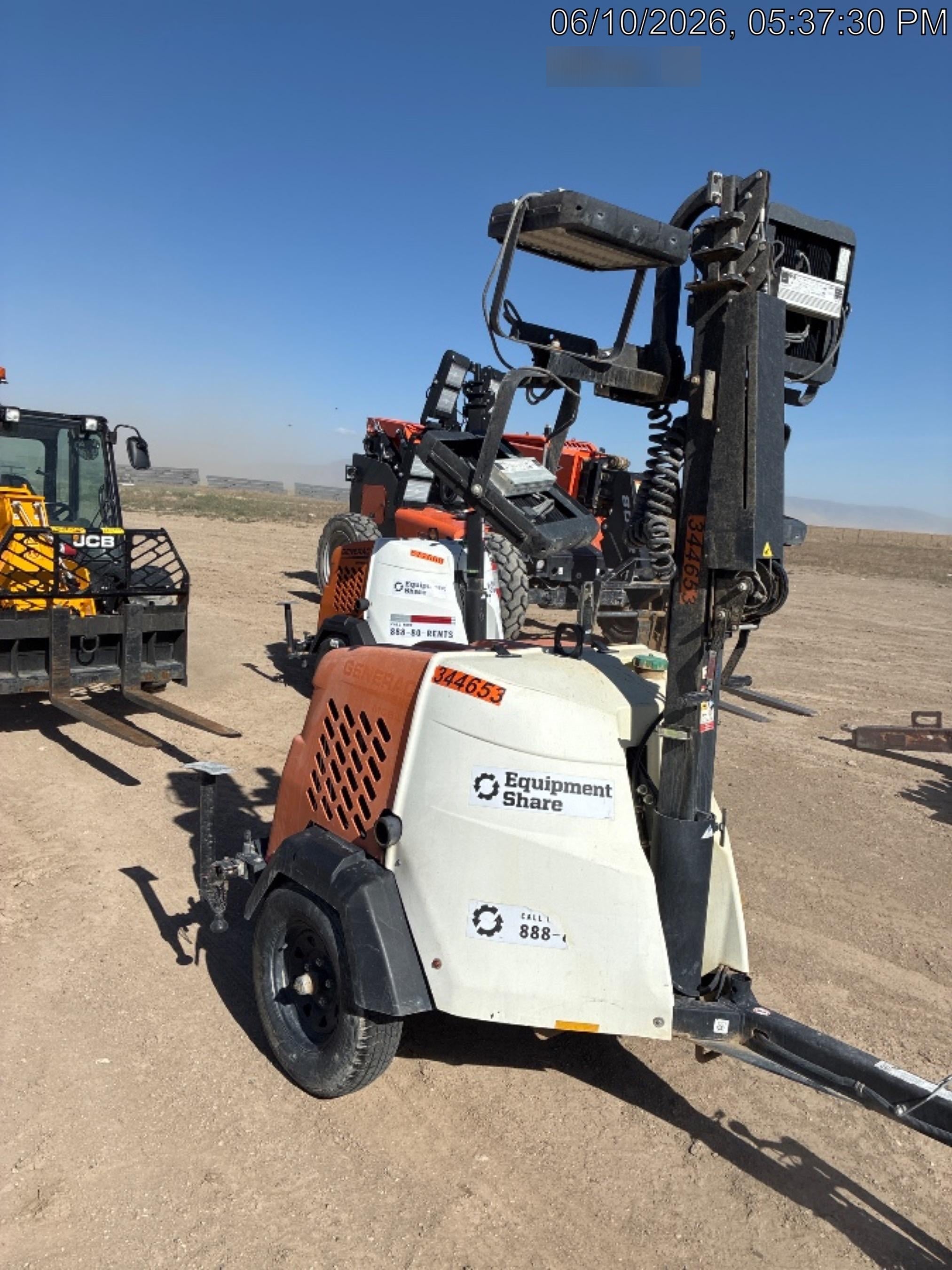 2023 Generac MLT2 Diesel, Flex Switch 120V Input, Powerzone Controller, (4) 320W LED Lights, 4kW Generator, 39.9 Gal Fuel Tank, 2" Ball, T3