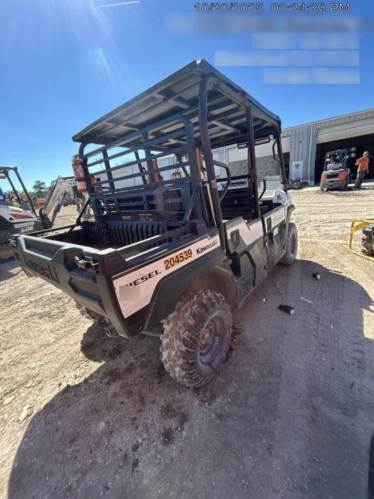 2022 Kawasaki Mule PRO-DXT Standard Options, Backup Alarm, Beacon, Plastic Hard Top, Poly Windshield, Horn Kit