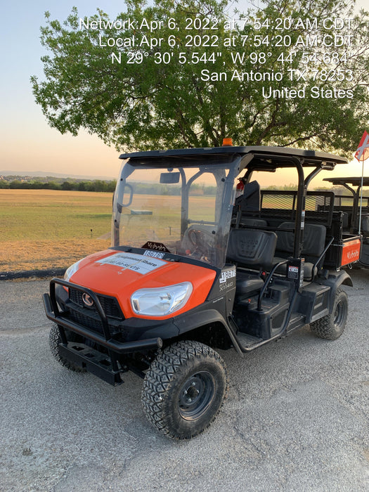 Kubota RTV-X1140W-H Plastic Canopy, Windshield Acrylic Clear, LED Strobe Light, Wire Harness Kit, Back up Alarm