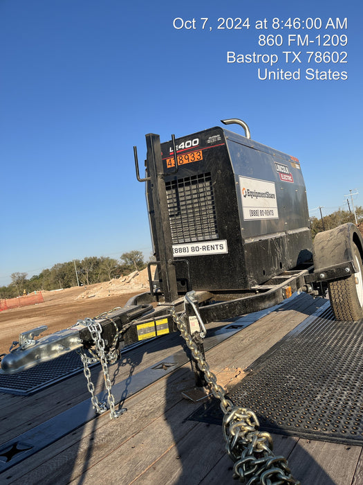 2024 Lincoln Electric LE400 Kubota V1505, Trlr, Cable Rack, Light Kit, ES Decals, T3