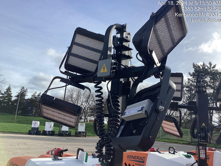 2024 Generac MLT2 Diesel, Flex Switch 120V Input, Powerzone Controller, 
(4) 320W LED Lights, 4kW Generator, 39.9 Gal Fuel Tank, 2" Ball, T3