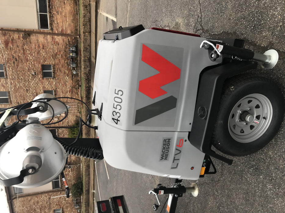 2019 Wacker Neuson LTV6L-MH Wacker Neuson LTV6L Mobile Light Tower w/Fuel Level Sensor Installed