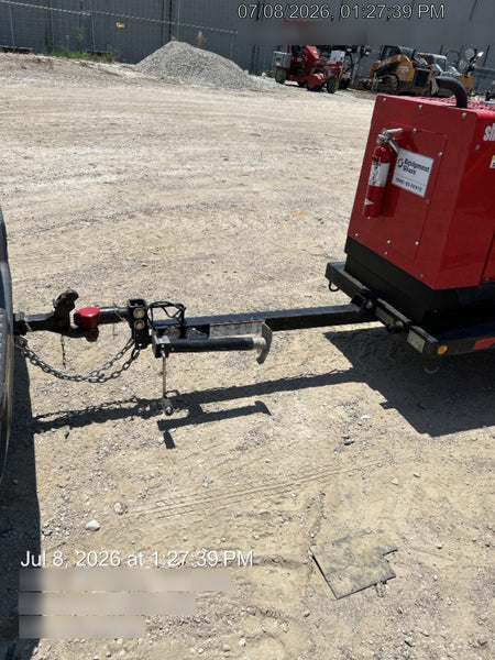 2023 Shindaiwa DGW400MDL Kubota D902 Engine, 23 HP, Dual Op Welder, Wire, Arc, Droop Stick, Tig, and CC Stick Functionality, Simulphase, 3 Phase and 1 Phase Gen Output, Single Axle NB Trlr, Slr Trckl Chrg 12V 12W, Fire Ext
