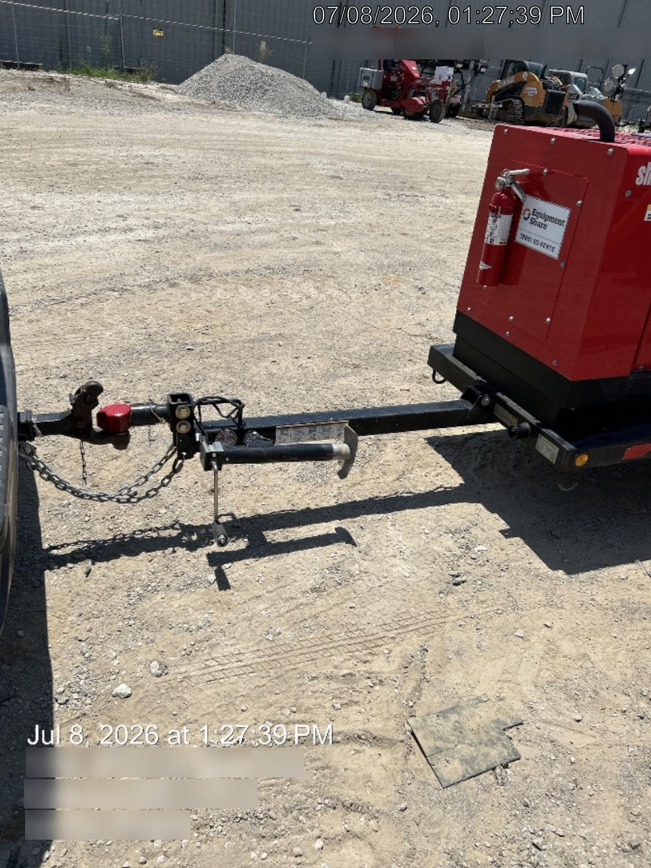 2023 Shindaiwa DGW400MDL Kubota D902 Engine, 23 HP, Dual Op Welder, Wire, Arc, Droop Stick, Tig, and CC Stick Functionality, Simulphase, 3 Phase and 1 Phase Gen Output, Single Axle NB Trlr, Slr Trckl Chrg 12V 12W, Fire Ext