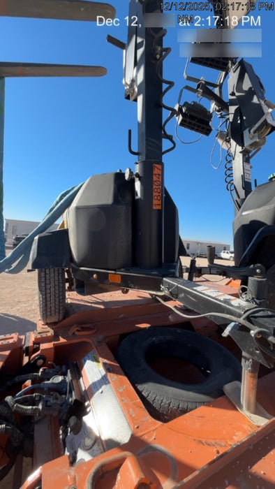 Allmand NLV3GR (4) LED Light Fixture 350W, 23' Vertical Mast, 3kW Prime, Towable, Deep Sea L401, Leveling Jacks, Yanmar T4F 5.8hp