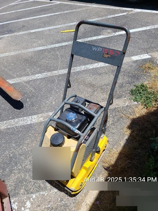 2018 Wacker Neuson WP1550AW Wacker Neuson WP1550AW Plate Compactor