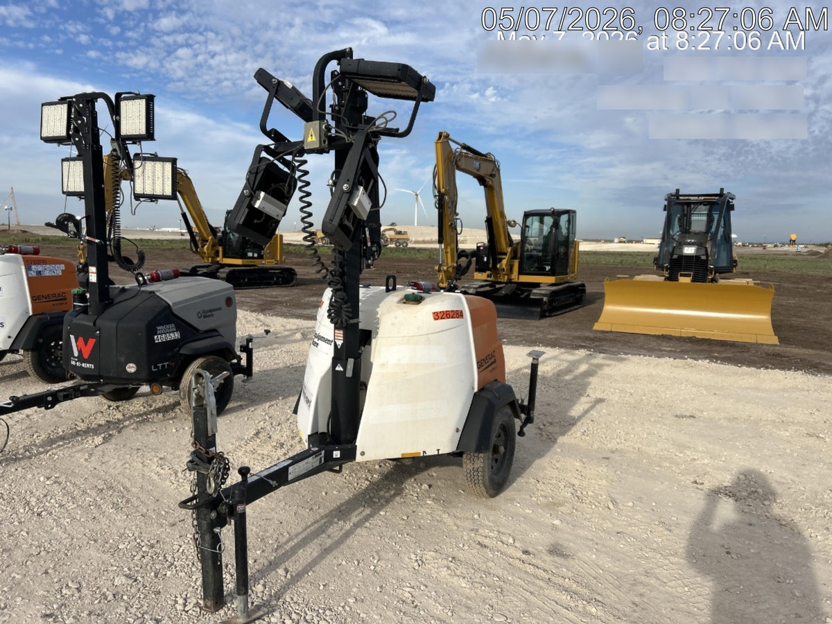 2023 Generac MLT2 Diesel, Flex Switch 120V Input, Powerzone Controller, (4) 320W LED Lights, 4kW Generator, 39.9 Gal Fuel Tank, 2" Ball, T3