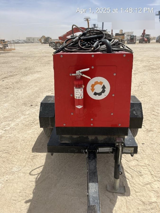 2023 Shindaiwa DGW400MDL Kubota D902 Engine, 23 HP, Dual Op Welder, Wire, Arc, Droop Stick, Tig, and CC Stick Functionality, Simulphase, 3 Phase and 1 Phase Gen Output, Single Axle NB Trlr, Slr Trckl Chrg 12V 12W, Fire Ext