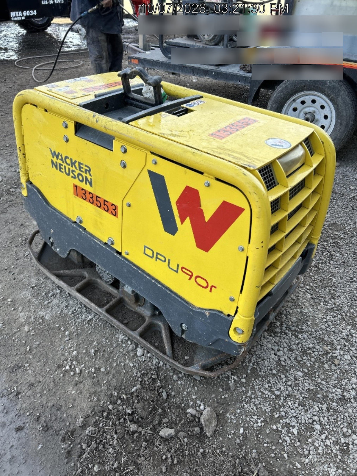 2021 Wacker Neuson DPU90r Vibration plate DPU 90rLem770