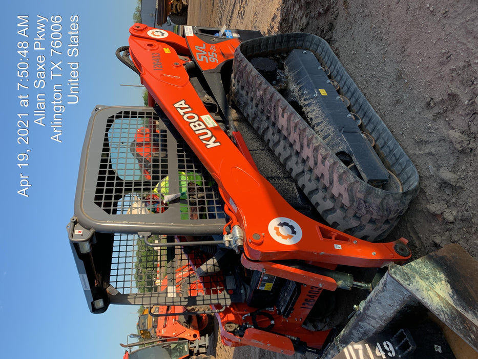 2020 Kubota SVL95-2S Open ROPS, Tier 4 Kubota Engine, Quick Coupler