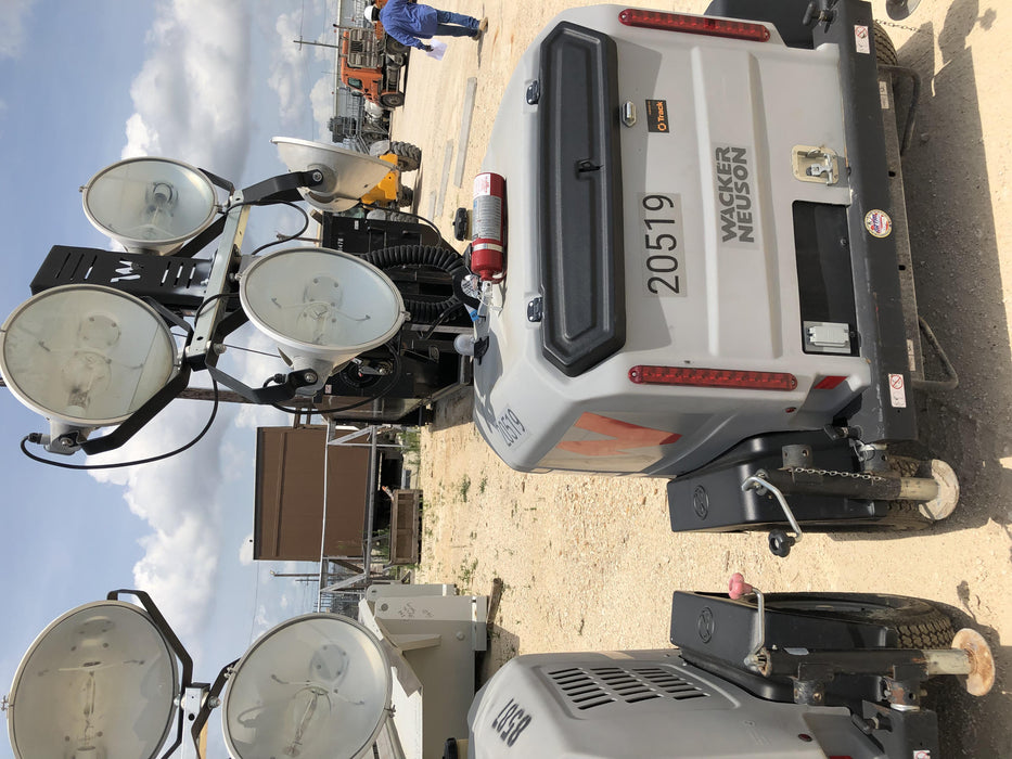 2018 Wacker Neuson LTV6L-MH Wacker Neuson LTV6L Mobile Light Tower w/Fuel Level Sensor Installed