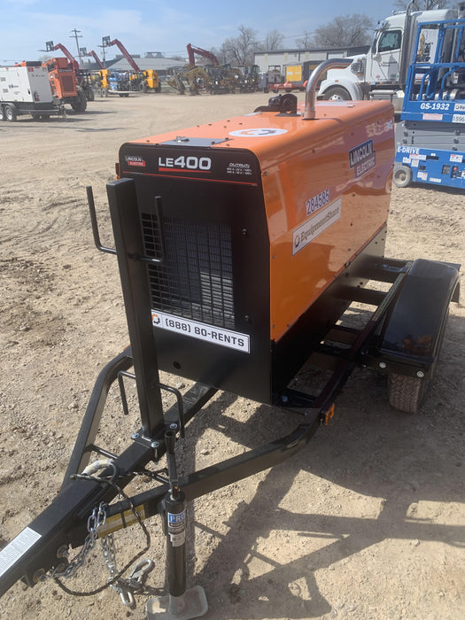 2022 Lincoln Electric LE400 Kubota V1505, Trlr, Cable Rack, Light Kit, ES Decals, T3