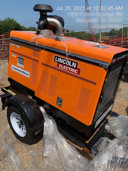 2021 Lincoln Electric Vantage 549X Ready Pak 3, ORANGE (includes trailer, cable rack, fender light kit)