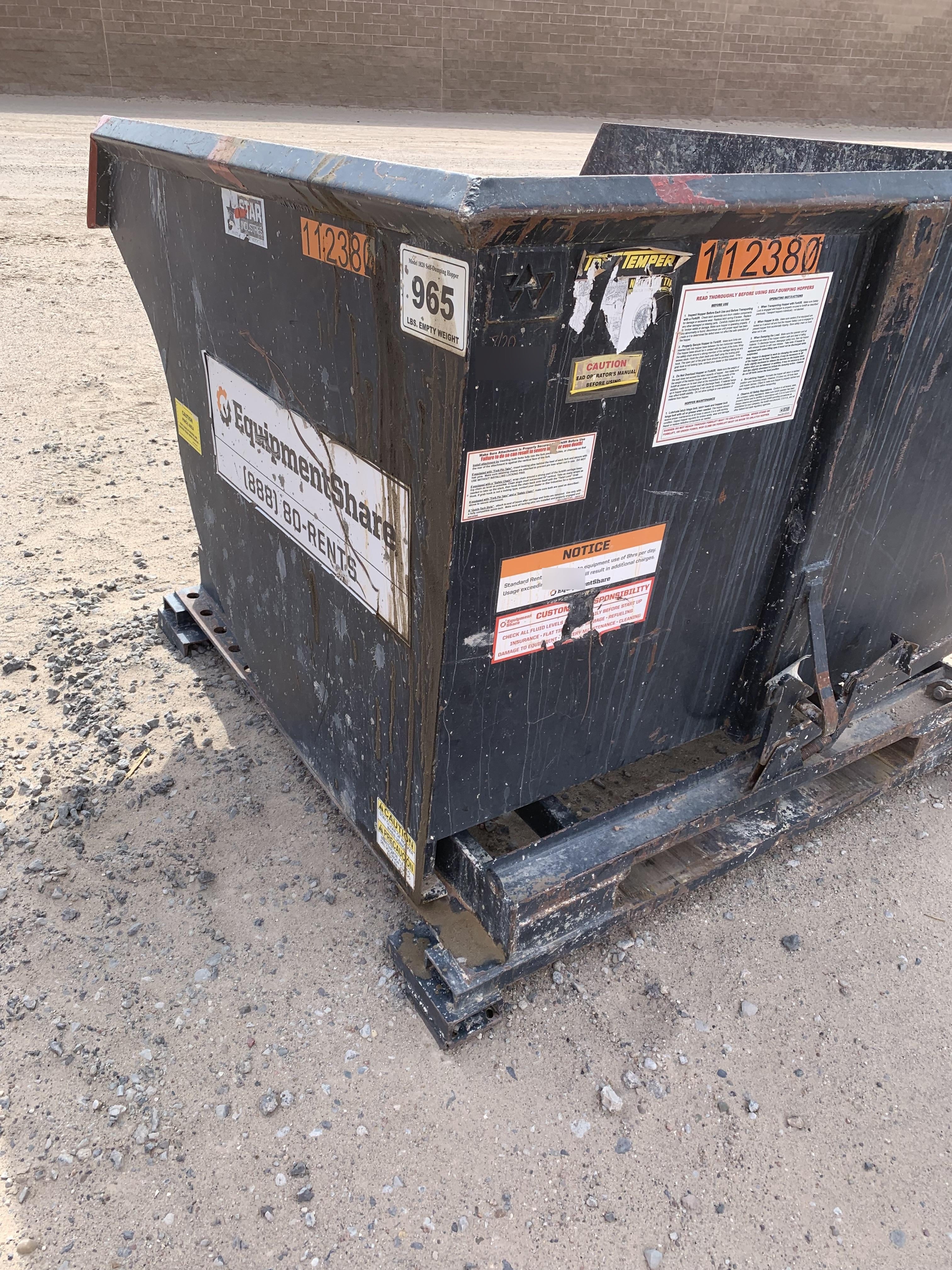 2020 STAR INDUSTRIES M-1820 - Self-Dump Hopper