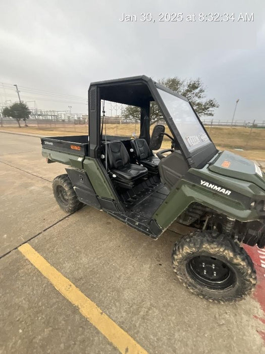 2021 Yanmar YU1000 Canopy, Steel Wheel, Poly WindShield, Beacon, Backup Alarm
