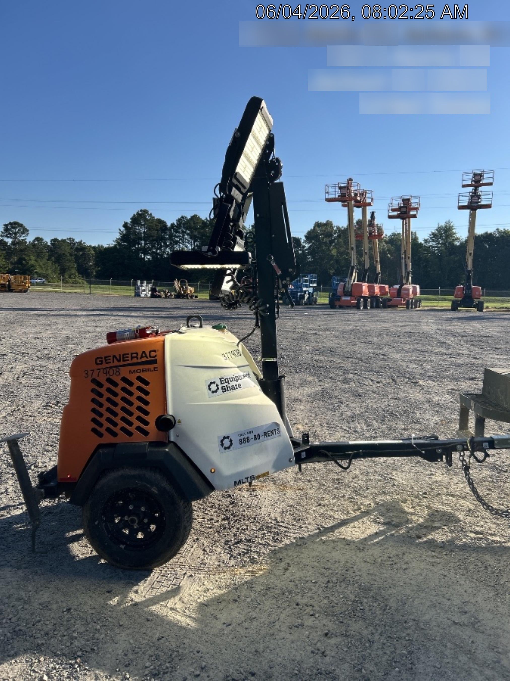 2023 Generac MLT2 Diesel, Flex Switch 120V Input, Powerzone Controller, 
(4) 320W LED Lights, 4kW Generator, 39.9 Gal Fuel Tank, 2" Ball, T3