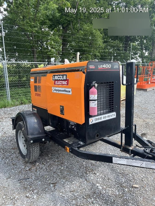 2022 Lincoln Electric LE400 Kubota V1505, Trlr, Cable Rack, Light Kit, ES Decals, T3