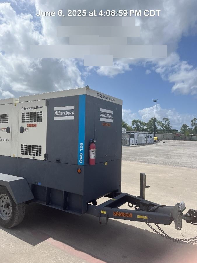 2022 ATLAS COPCO QAS 125