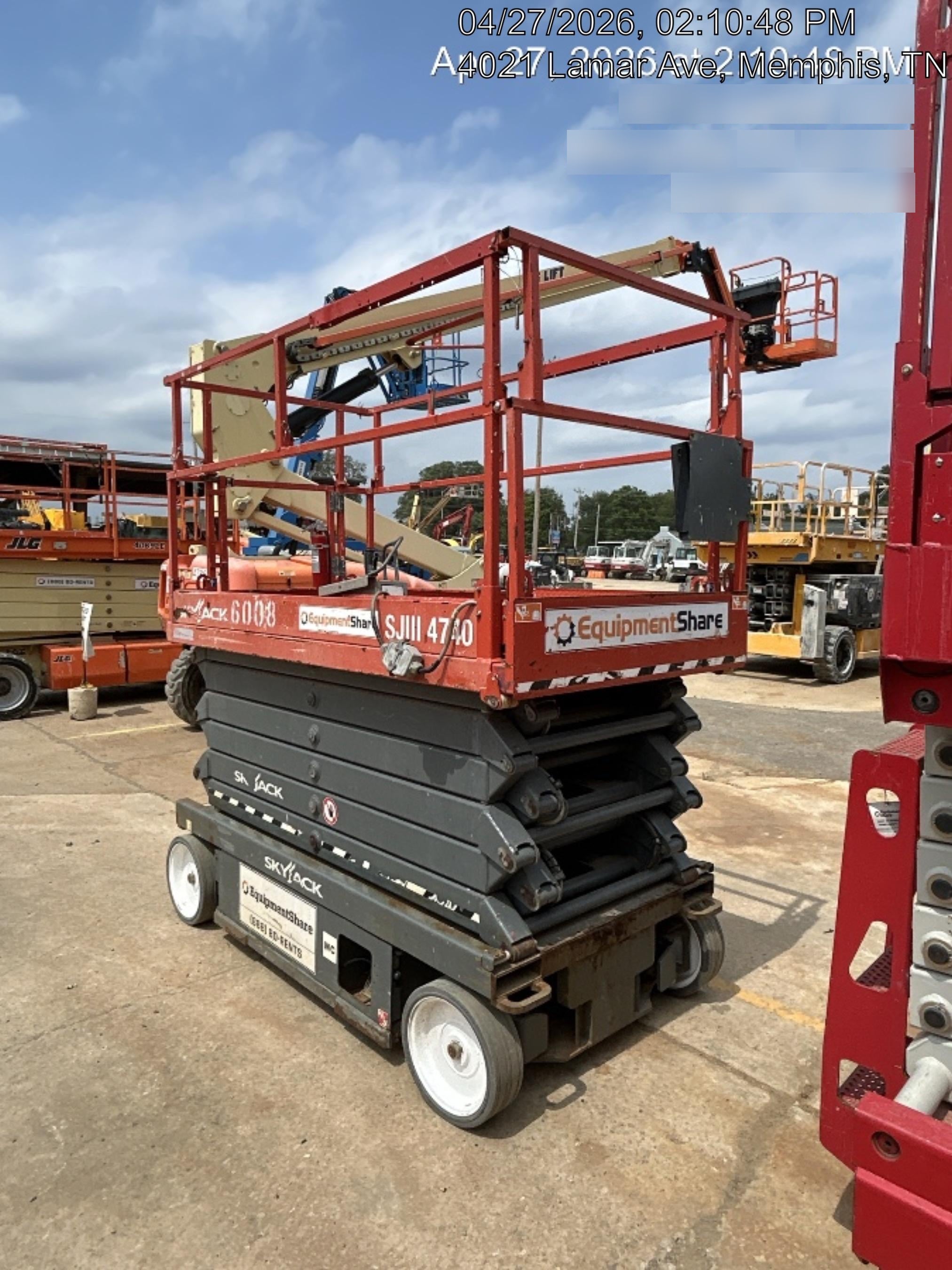 2017 Skyjack SJIII-4740 Skyjack SJ4740, Extended Warranty 5yr/5k hr