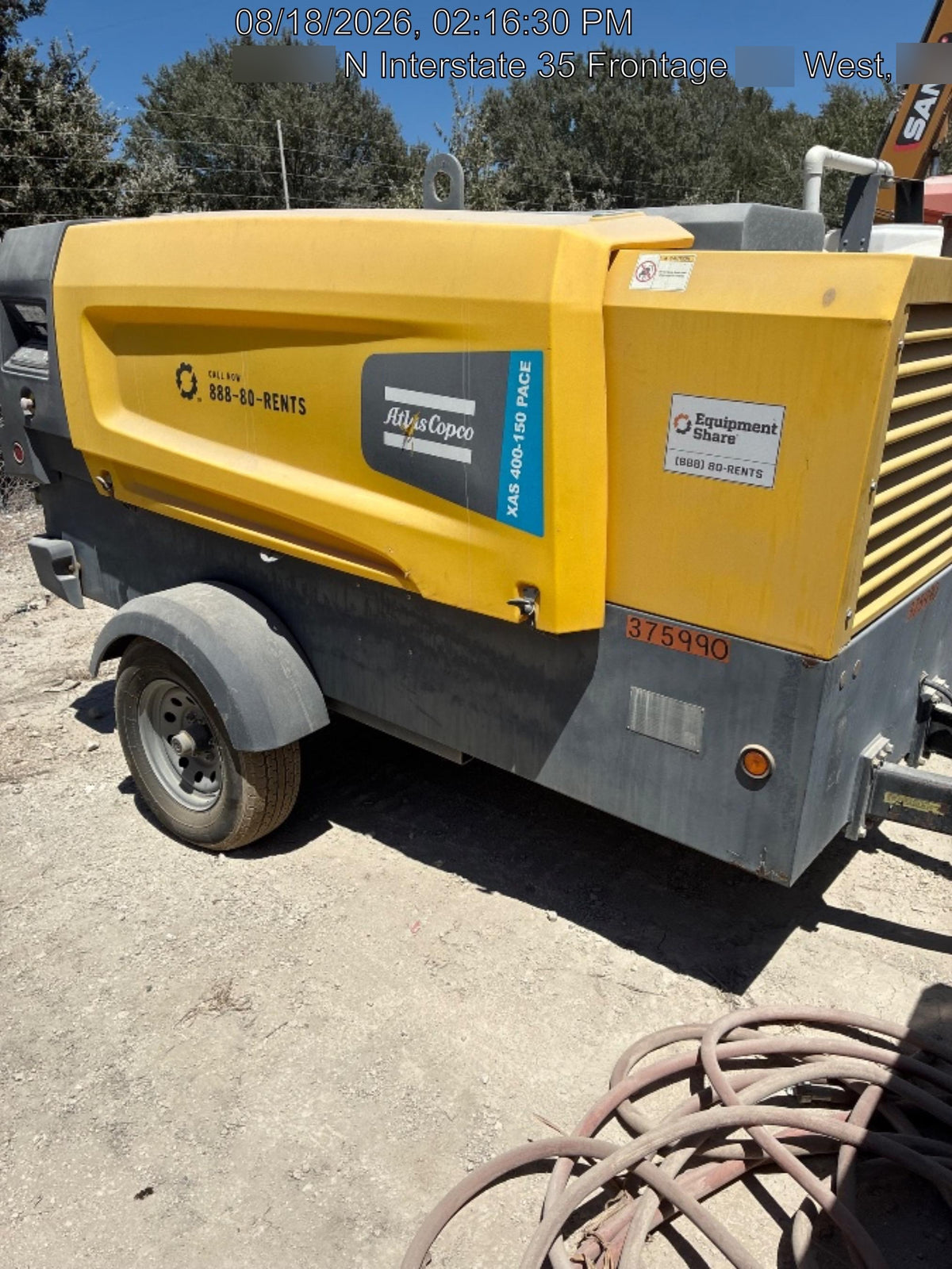 2023 ATLAS COPCO XAS 400-150 PACE