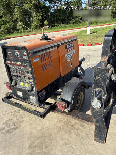 2022 Lincoln Electric LE400 Kubota V1505, Trlr, Cable Rack, Light Kit, ES Decals, T3