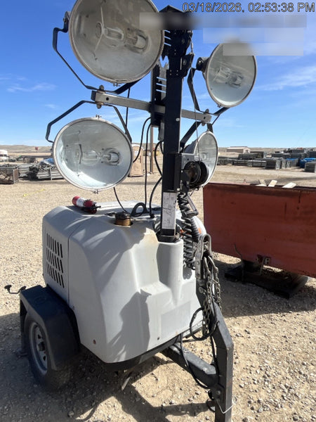 2018 Wacker Neuson LTV6L-MH Wacker Neuson LTV6L Mobile Light Tower w/Fuel Level Sensor Installed