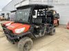 Kubota RTV-X1140W-H 4WD, LED Strobe, Windshield Acrylic Clear, Plastic Canopy, Wire Harness Kit, Backup Alarm