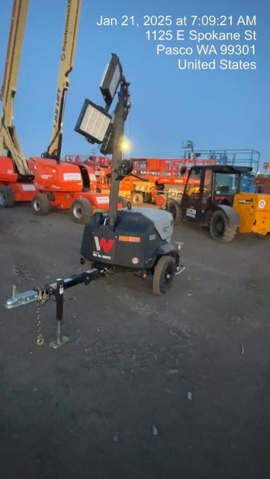 2024 Wacker Neuson LTT4 Diesel, Kohler KDW702, Deep Sea Controller, Auto Start, LED 320W, Bypass Outlet, T3