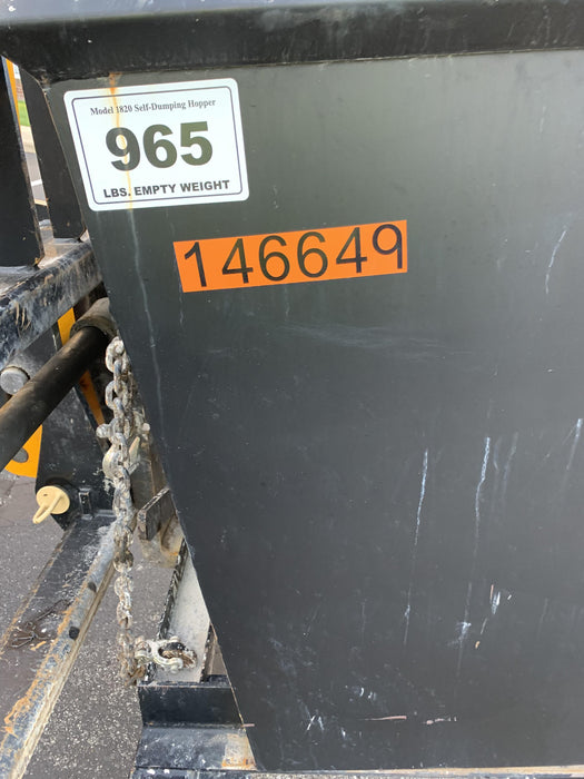 2021 STAR INDUSTRIES M-1820 - Self-Dump Hopper