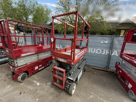 2020 Skyjack SJIII-3219 Solid NM Tires, Half height spring hinged entry gate, Dual Beacons, 800W Inverter