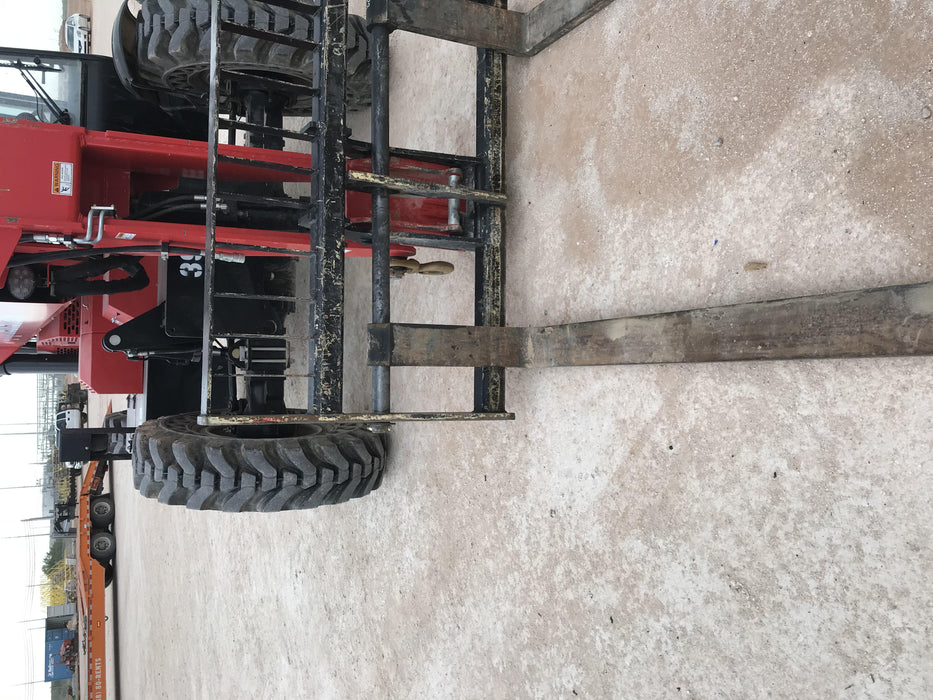 2019 Manitou MTA12042 120hp T4F, Cab/Heat/Air, Cab and Boom LED work lights, Auxiliary Hydraulics, Solid Tires, Amber strobe, Lift Hook 66" Carriage, 60" Forks