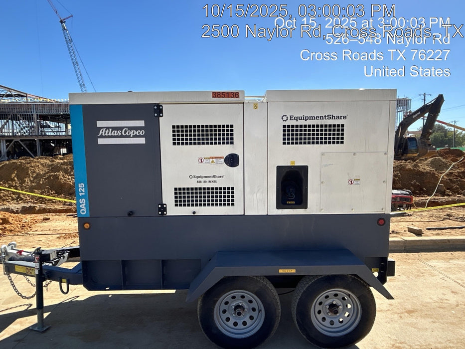 2023 ATLAS COPCO QAS 125