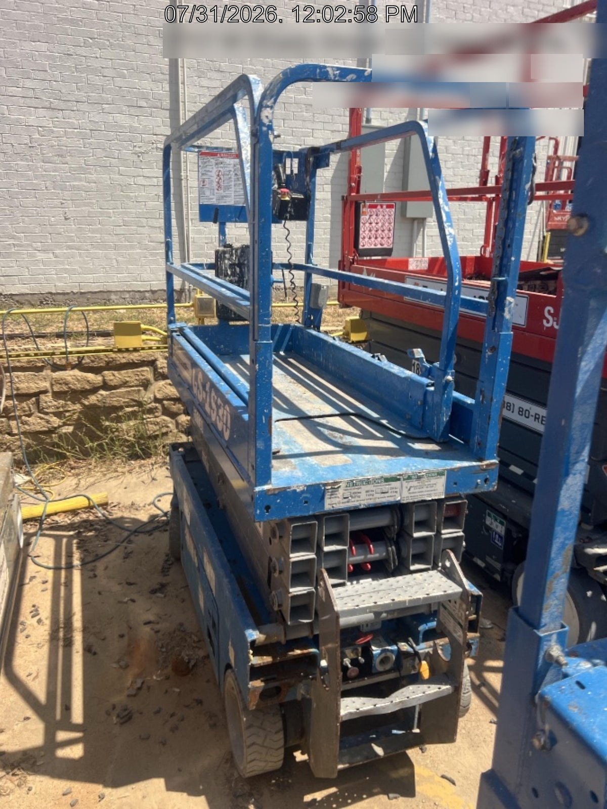 2019 Genie GS-1930 Fixed Rails with Chain Entry