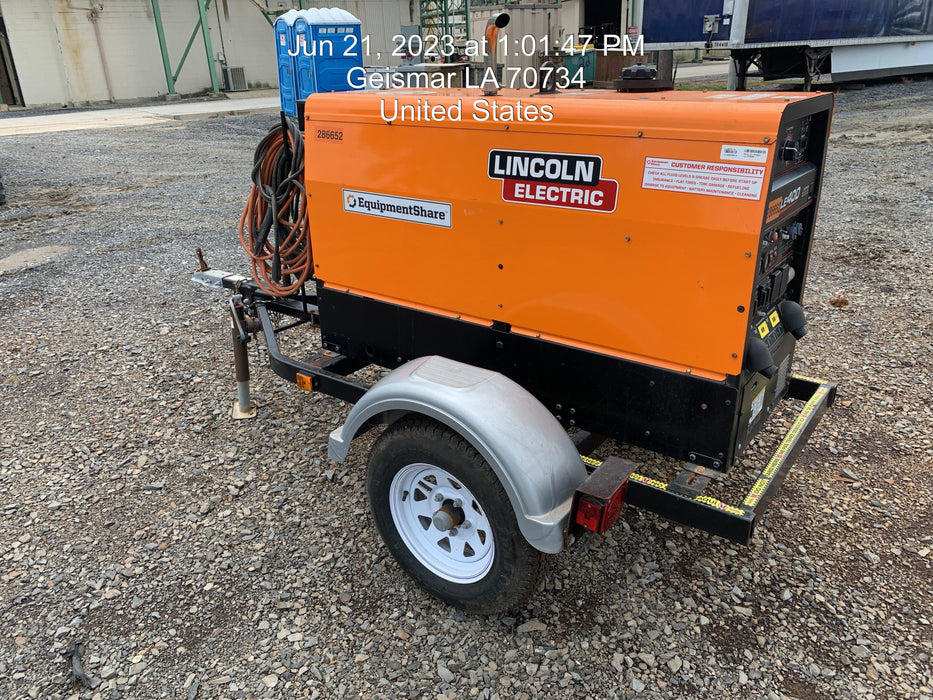 2022 Lincoln Electric LE400 Kubota V1505, Trlr, Cable Rack, Light Kit, ES Decals, T3