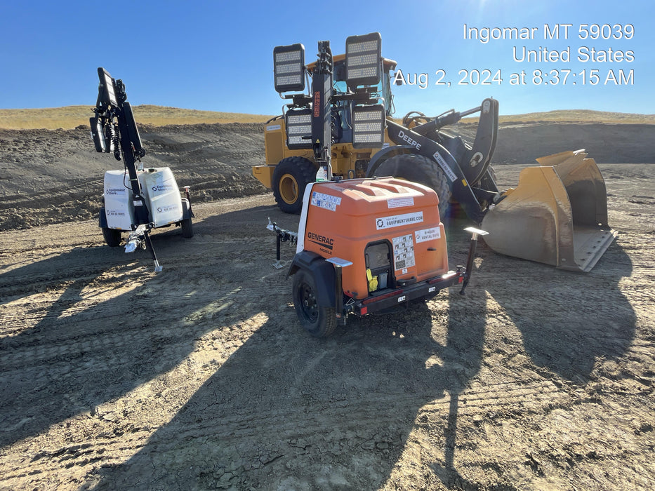 2023 Generac MLT2 Diesel, Flex Switch 120V Input, Powerzone Controller, (4) 320W LED Lights, 4kW Generator, 39.9 Gal Fuel Tank, 2" Ball, T3