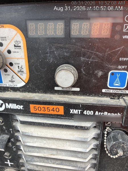 2025 MILLER ELECTRIC XMT 400