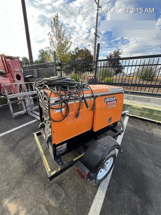 2021 Lincoln Electric Vantage 322 Vantage 322 Ready Pak 3 w/ Decals, ORANGE (includes trailer, cable rack, fender light kit) NO Telematics