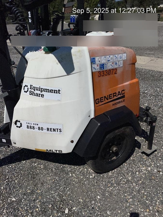 2023 Generac MLT2 Diesel, Flex Switch 120V Input, Powerzone Controller, (4) 320W LED Lights, 4kW Generator, 39.9 Gal Fuel Tank, 2" Ball, T3