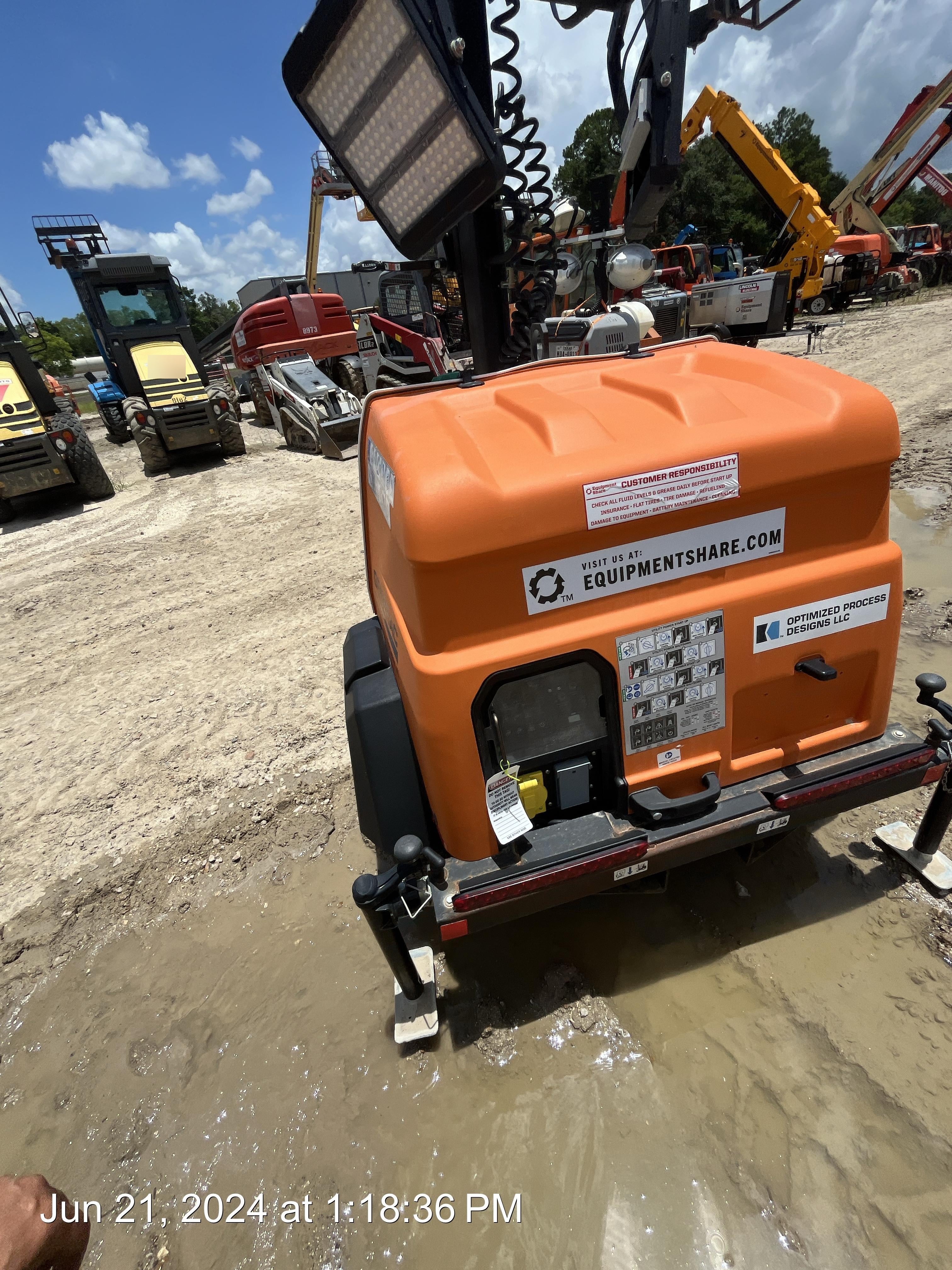 2023 Generac MLT2 Diesel, Flex Switch 120V Input, Powerzone Controller, 
(4) 320W LED Lights, 4kW Generator, 39.9 Gal Fuel Tank, 2" Ball, T3
