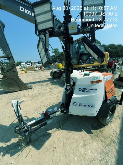 2023 Generac MLT2 Diesel, Flex Switch 120V Input, Powerzone Controller, 
(4) 320W LED Lights, 4kW Generator, 39.9 Gal Fuel Tank, 2" Ball, T3