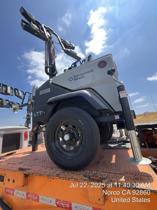 2024 Wacker Neuson LTT4 Diesel, Kohler KDW702, Deep Sea Controller, Auto Start, LED 320W, Bypass Outlet, T3