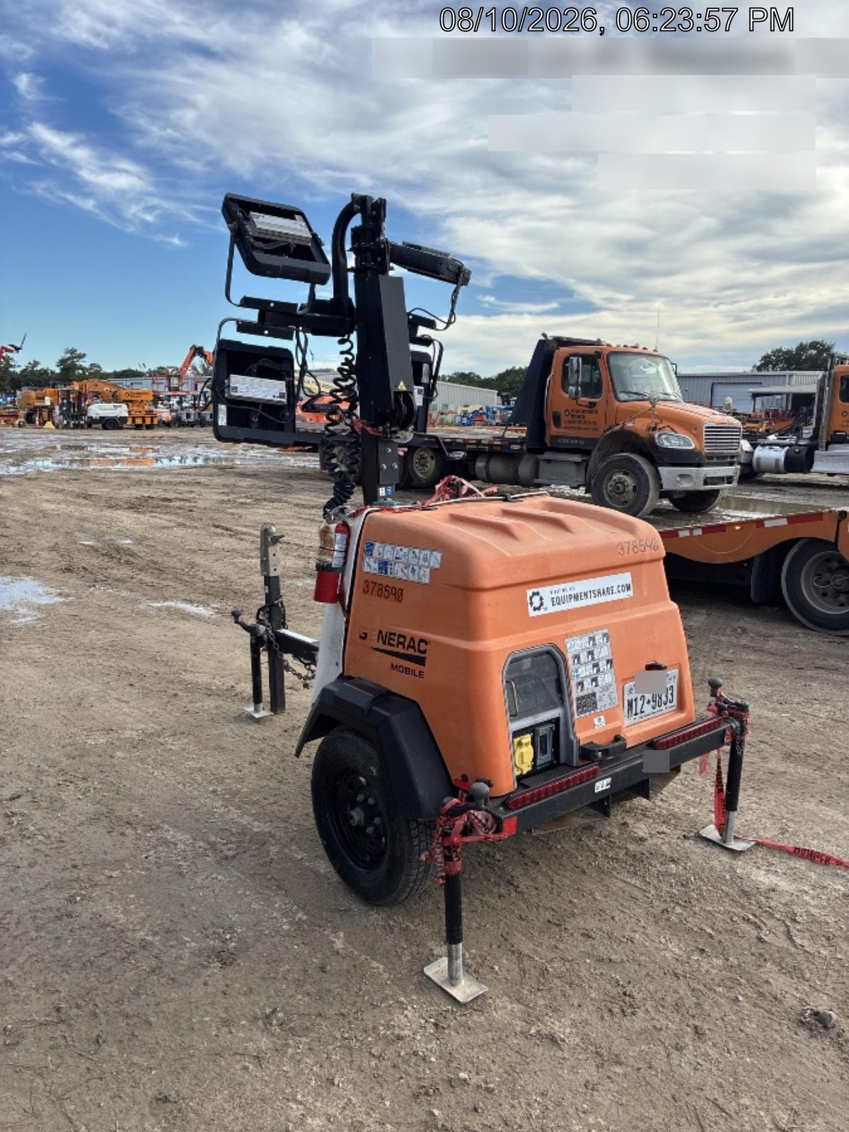 2023 Generac MLT2 Diesel, Flex Switch 120V Input, Powerzone Controller, 
(4) 320W LED Lights, 4kW Generator, 39.9 Gal Fuel Tank, 2" Ball, T3