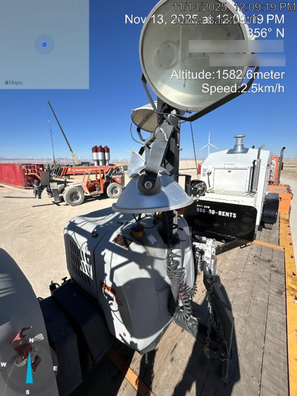 2019 Wacker Neuson LTV6L-MH Wacker Neuson LTV6L Mobile Light Tower w/Fuel Level Sensor Installed