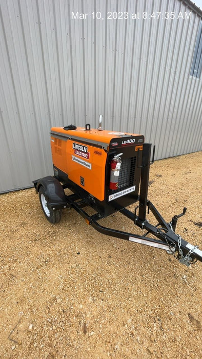 2022 Lincoln Electric LE400 Kubota V1505, Trlr, Cable Rack, Light Kit, ES Decals, T3