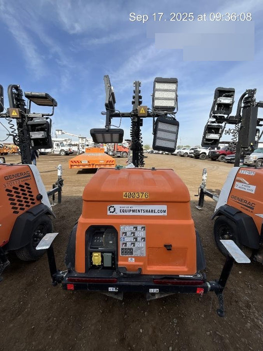 2024 Generac MLT2 Diesel, Flex Switch 120V Input, Powerzone Controller, 
(4) 320W LED Lights, 4kW Generator, 39.9 Gal Fuel Tank, 2" Ball, T3
