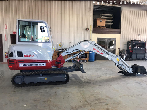 2020 Takeuchi TB235-2CR Cab/Heat/Air, Rubber Tracks, Manual TAG QC
