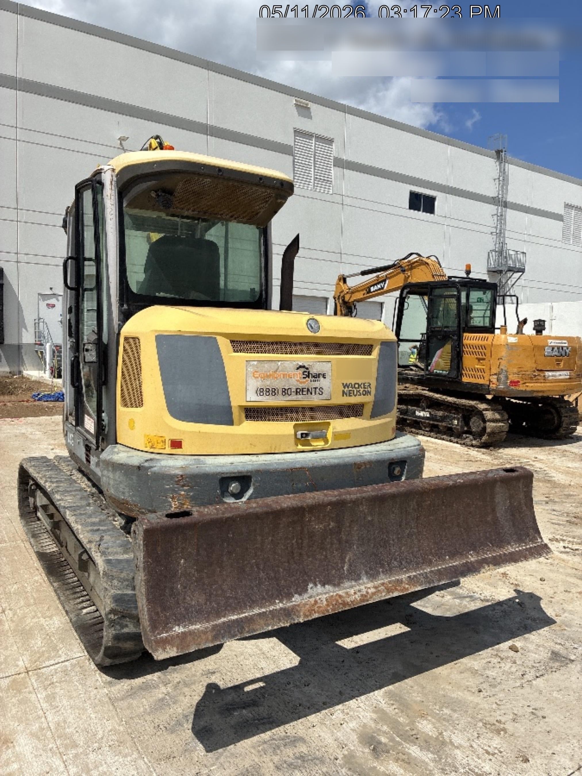 Wacker Neuson ET90 ET90 18K Excavator, Cab, Bucket